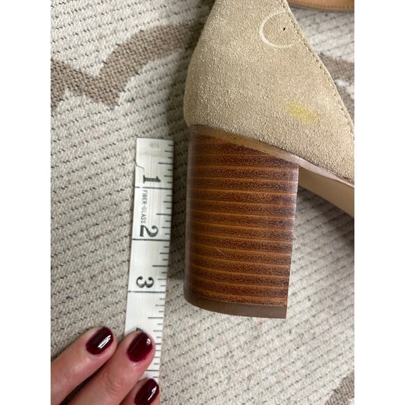 Soludos suede leather Gemma 3” Sand Heels, size 8, MSRP $ 149 - Picture 8 of 15